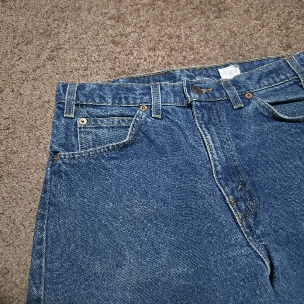 Vintage 1995 Levis 505 Size 32 x 32 *Fits 30 x 28* Orange Tab Denim‎ Jeans Ankle